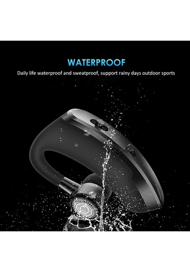 Kangvka V9 Kablosuz Kulaklık - Araçta Kullanım İçin Stereo Bluetooth 5.0 İş Kulaklığı