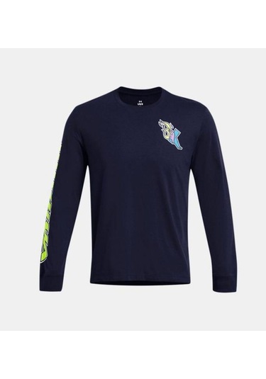 Erkek Ua Launch Uzun Kollu 1384195-100 Lacivert