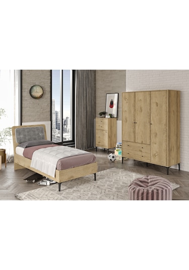 Focus Wood Genç Odası %100mdf Meşe