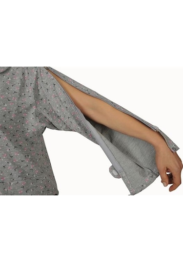 Caretex New BH-800 Bacak Kol Fermuarlı Bayan Hasta Bakım Tulumu