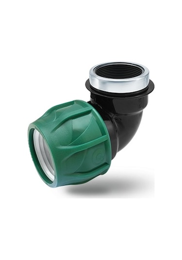 Poelsan Kablin Dişi Dirsek 25 X ¾'' 15 Adet Yeşil