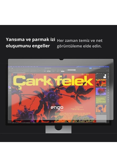 Apple Uyumlu Studio Display Mat Ekran Koruyucu 27 İnç 9h Nano