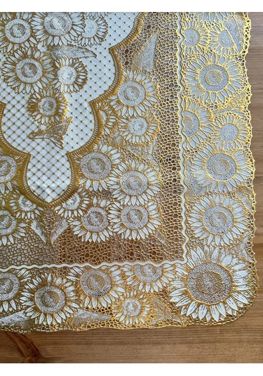 Best Price 34 Dikdörtgen Sehpa Örtüsü Reklamı 230267423 Altın Rengi