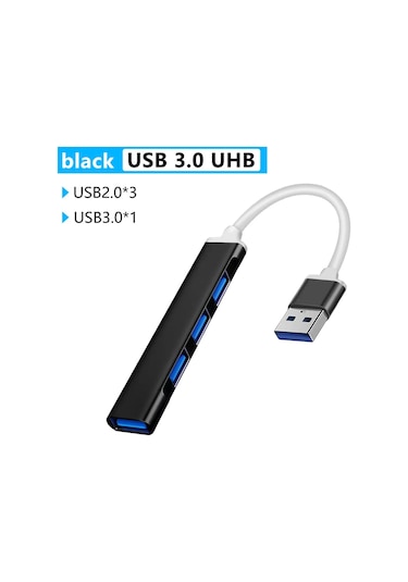 Kebidumeiusb-c Hub 4/5 Portlu Usb3.1 Ultraslim Alüminyum Dizüstü Bilgisayar Adaptörü Orange Chına