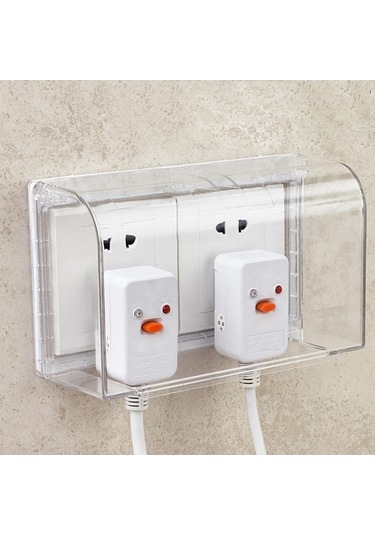 Pazly Tip Suya Dayanıklı Suntek Su Kutusu Kapağı Geçirmez Gang Çıkış 86 2 Uç