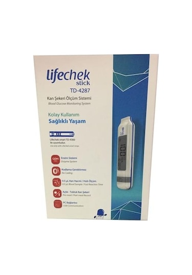 Lifechek Stick TD-4287 Kan Şekeri Ölçüm Cihazı