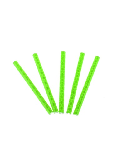 Soulader Bisiklet Tekerlek Tüpü İçin Yansıtıcı Klipsli Dağı Konuşmalı Bisiklet Aksesuarı Yeşil