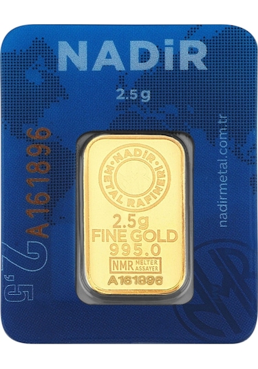 Tuğrul Kuyumculuk  24 Ayar Külçe Altın 2.5 G