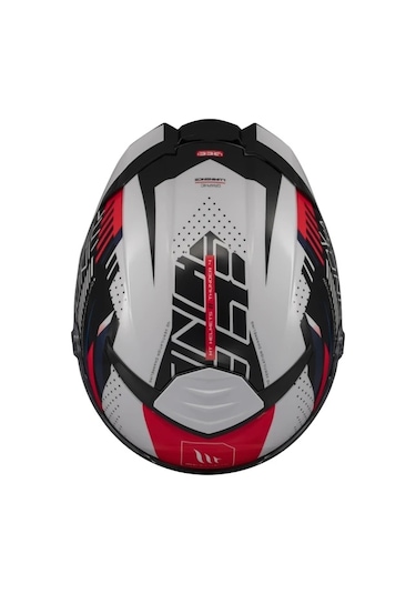 Mt Helmets Mt Thunder 4 Sv Luminence A7 Motosiklet Kaskı Siyah Gri Kırmızı