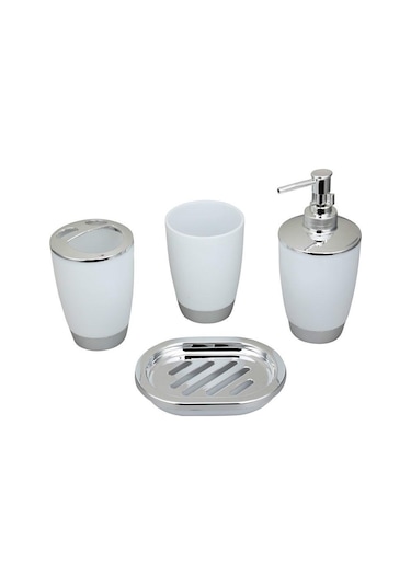 Turuncu 4 Adet/takım Banyo Seti Otel Tuvalet Malzemeleri Kaplama Dayanıklı Fırçalama Banyo Malzemeleri Turuncu