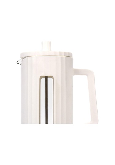Suntek Fransız Presleme Cezve Kahve Su Isıtıcısı Beyaz-600ml Beyaz