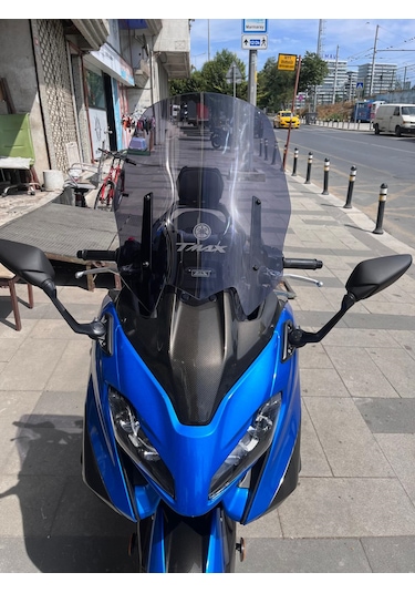 2020-25 Yamaha Tmax 560 Ön Cam Koyu Füme Zeus 4mm Tmax560