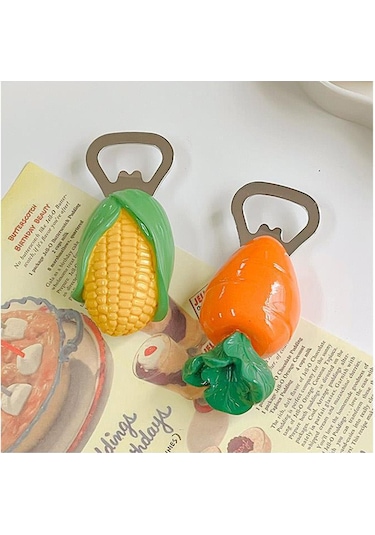 Suntek Magideal Bira Şişe Açacağı Ev Dekorasyon Kapağı Bar Havuç Çok Renkli