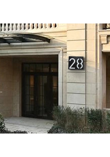 S6012-6 Güneş Ev Numarası Işığı Evler Için Led Aydınlatmalı Diğer