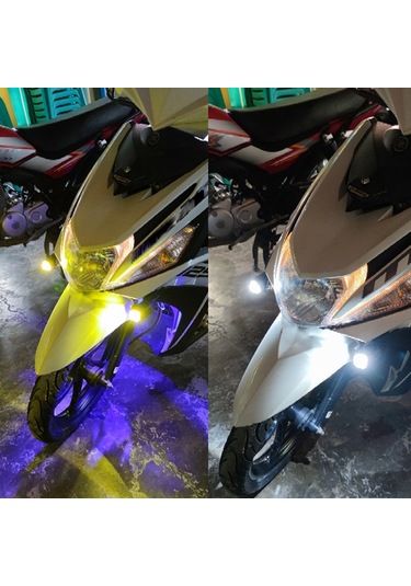 Shineyee Çift Renkli 12v Led Projektör - 6000k Beyaz & 3000k Kehribar, 3000lm Parlaklık