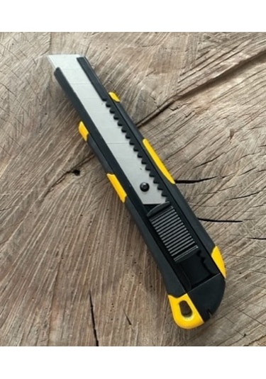 Onaks Lüx Maket Bıçağı Falçata Metal Büyük Maket Bıçağı 18mm