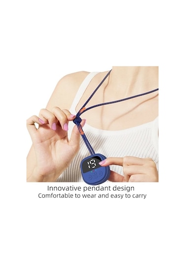 Mavi Kolye Boyun Masajı Için 9 Seviye Düşük Frekans Boyun Kol Bacak Omuz Masajı Sağlık Araçları Taşınabilir Gevşeme Cihazı R58xw8 Çok Renkli