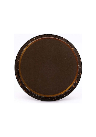 Milano Desenli Yuvarlak Metal Tepsi, 31,5 Cm