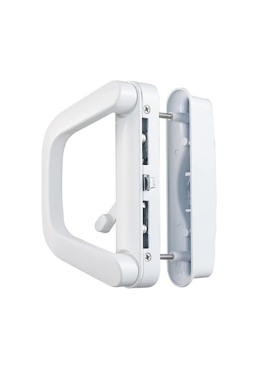 Pazly Alüminyum Kilidi Cam Balkon Kapıları İçin Siyah Çift Taraflı Sürgülü Kapı Anahtarsız Siyah - Tek Taraflı Anahtarsız