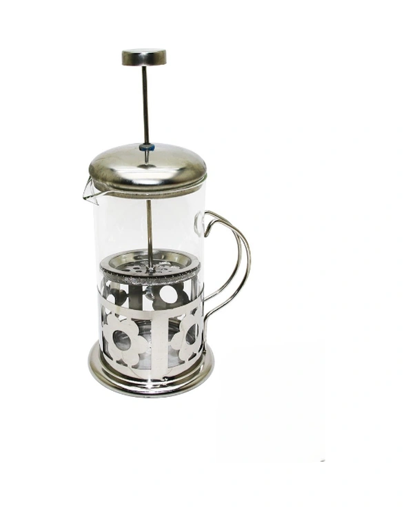 River World 350 Ml'lik French Press Cam Çelik Kulplu Renkli