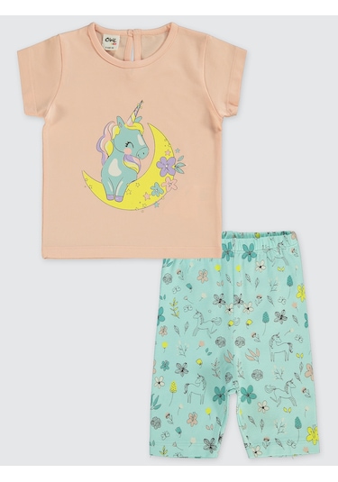 Civil Baby Kız Bebek 3'lü Takım 6-18 Ay Renkli Çok Renkli