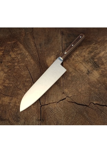 Santoku Şef bıçağı Profesyonel  Japon Santoku HGSANT95 Kahverengi