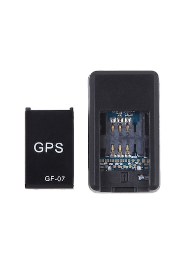 Pazly Küçük Siyah Gps - Ses Kontrolü, Uzaktan Dinleme, Sos & Mobil Alarm, Gerçek Zamanlı Konum Takibi, 35x20x14mm