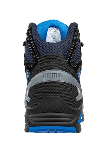 Puma Safety Rio Mid Alüminyum Burunlu Ayakkabısı S3 Src Siyah - Mavi