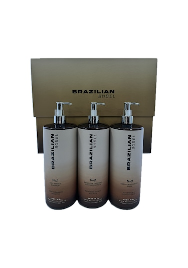 Bobel Brazilian Şampuan 1 L + Saç Kremi 1 L + Saç Maskesi 1 L