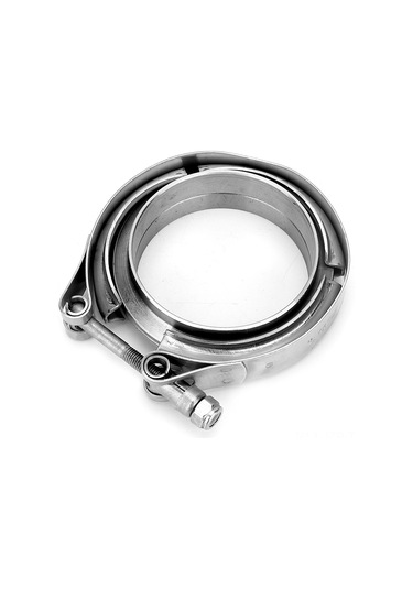 Geeroyoo 304 Paslanmaz Çelik V-tipi Kelepçe + 2 Flanş Seti, Turbo Egzos Sistemleri İçin Uygun, 2.75 İnç, Kaynaklı Borular Ve Parçalar İçin Sabitleme