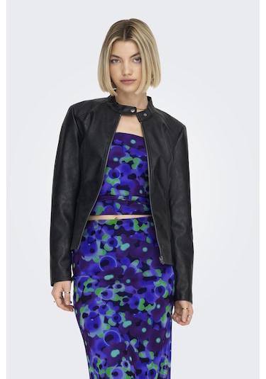 Jdy Bayan Deri Ceket 15241382 Siyah