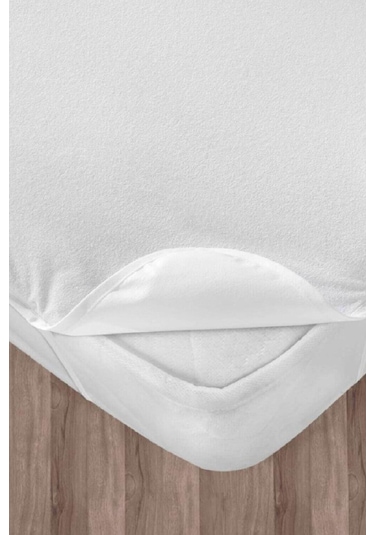 Altın Karma 70x140 Cm Pamuk Alez Köşe Lastikli Sıvı Geçirmez Bebe Yatağı Alezi Beyaz