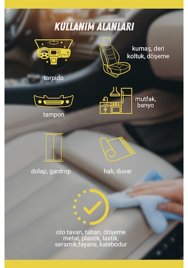 Detay Temizleyici Araç İçi Temizleyici 1000 Ml Süngerli