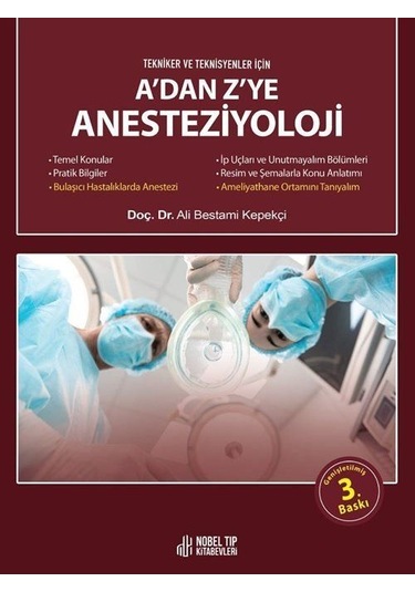 ADan ZYe Anesteziyoloji- Nobel Tıp Kitabevleri Fiyatları ve Özellikleri