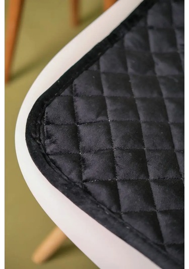 Jansu Home Tekstil' Mutfak Sandalyesi İçin Minder 40x40 Cm 144222854 Siyah