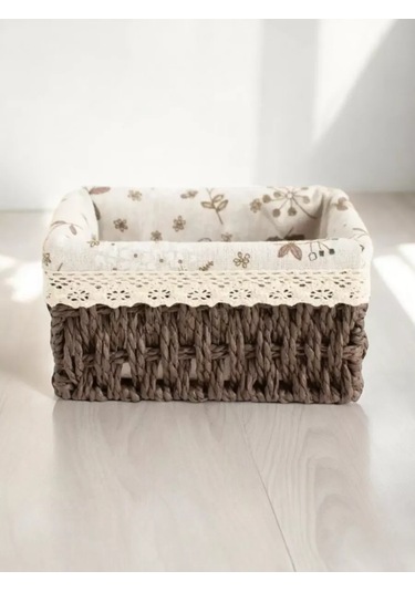 Logovo Bobrov Örgü Saklama Sepeti 144479256 Kahverengi