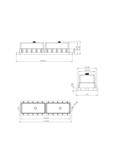 10'lu Bıçak Tipi Sigorta Kutusu