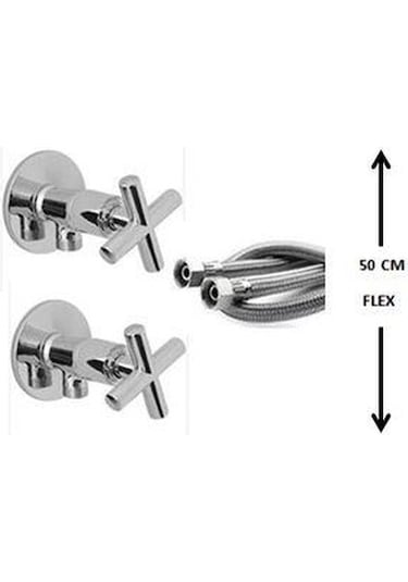 Hms Klozet Flex Bağlantı Seti 50 CM Krom