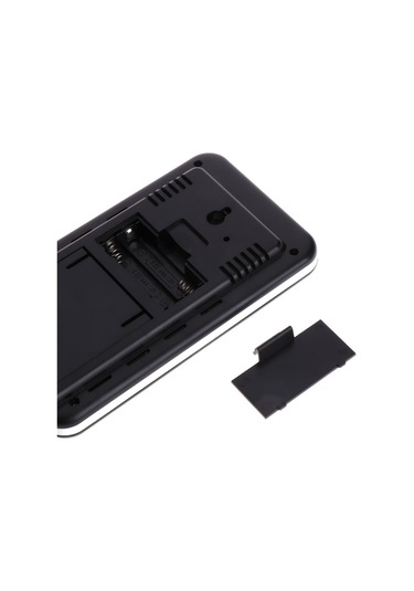 Kangvka Ev Ve Dış Mekan Sıcaklık Ölçer, Kablosuz Sensör, Maksimum-minimum Hafıza, Saat Fonksiyonu, Duvar Veya Masaya Konulabilir, Pil Dahil Değil