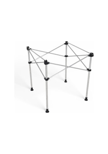 Bardaklıklı Katlanabilir Kumaş Kamp Ve Piknik Masası Lacivert