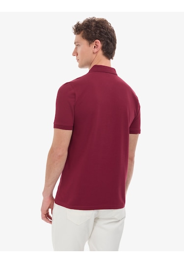 Pierre Cardin Erkek Bordo Tişört Basic 50325290-vr014