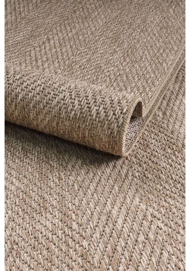 Berena Naturel Jüt Halı Örme Kilim Sisal Hasır Halı Mutfak Balkon Halısı