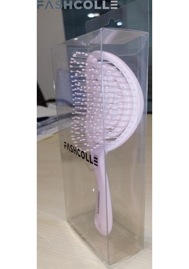 Fashcolle Pembe Üç Boyutlu Oval Saç Fırçası