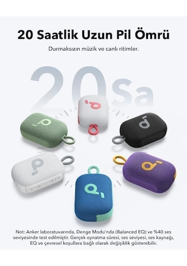 Anker Soundcore Select 4 Go Kablosuz Bluetooth Hoparlör - Mor