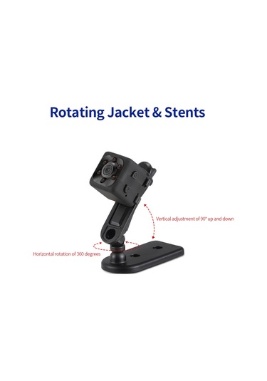 Padalink Sq11 Siyah Mini Kamera - 720p Video, Gizli İnfrafed Gece Görüşü, Hareket Algılama, Geniş Açı Lens, 32gb Depolama Desteği