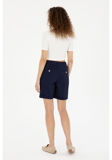 U.s. Polo Assn. Kadın Lacivert Şort / Bermuda 50281722-vr033 Lacivert
