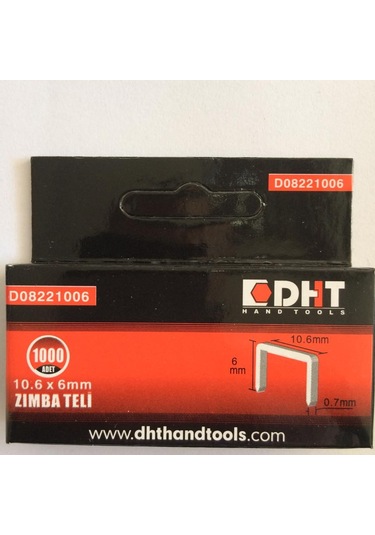 Dht Zımba Teli 6 Mm 1000 Adet Mekanik Zımba Teli