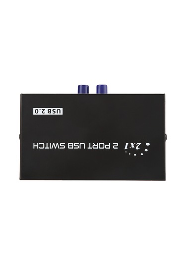 Xindoker 2 Port Usb 2.0 Yazıcı Paylaşım Aleti - Manuel Düğme İle Geçiş - Usb 1.1 Uyumlu - Dış Güç Gerektirmez