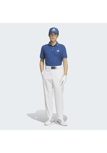 Adidas Jacquard Erkek Mavi Polo Tişört Jz4360