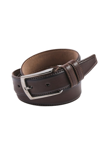 Deribond Erkek Klasik Kemer Kahve